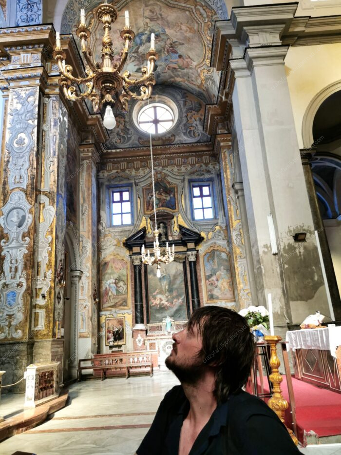 55_Chiesa di Sant Anna la Misericordia (5) maľby boli prekrásne. Akoby sme sa ocitli v nejakej galérií